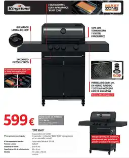 Bauhaus Kingstone - barbacoa gas 'cliff 3500' oferta