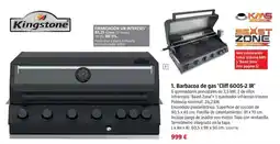 Bauhaus Kingstone - barbacoa de gas 'cliff 6005-2 ir' oferta
