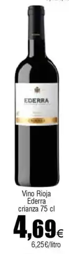 FROIZ EDERRA Vino Rioja crianza oferta