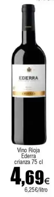 FROIZ EDERRA Vino Rioja crianza oferta