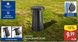 ALDI Adventuridge - taburete plegable portatil oferta