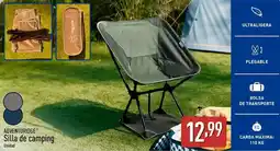 ALDI Adventuridge - silla de camping oferta