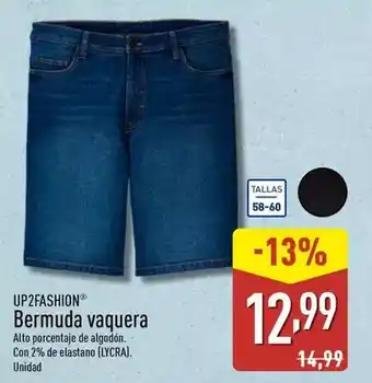 ALDI Up2fashion - bermuda vaquera oferta