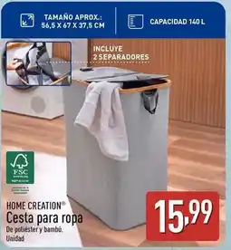 ALDI Home creation - cesta para ropa oferta