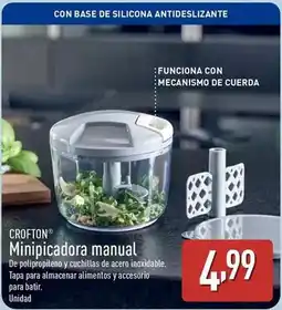 ALDI Crofton - minipicadora manual oferta
