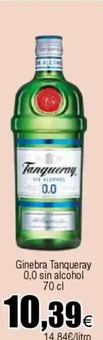 FROIZ TANQUERAY Ginebra 0,0 sin alcohol oferta