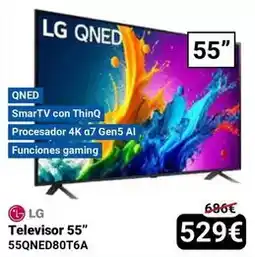 Centro Hogar Sanchez Lg - televisor 55 55qned80t6a oferta