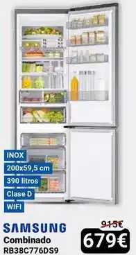 Centro Hogar Sanchez Samsung - combinado rb38c776ds9 oferta