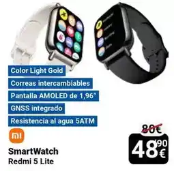 Centro Hogar Sanchez Redmi - smartwatch 5 lite oferta