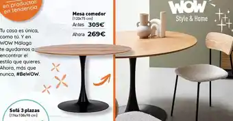 Mubak Wow - mesa comedor oferta