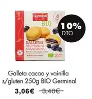 NaturaSí Germinal - galleta cacao y vainilla s/ gluten oferta