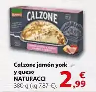 Alcampo Calzone jamon york y queso oferta