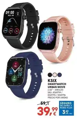 Worten Ksix - smartwatch urban move oferta