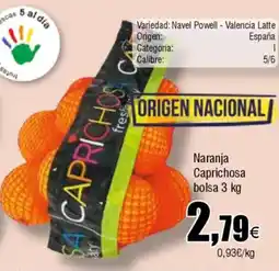 FROIZ CAPRICHOS Naranja oferta