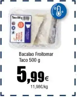 FROIZ Bacalao Froitomar Taco oferta