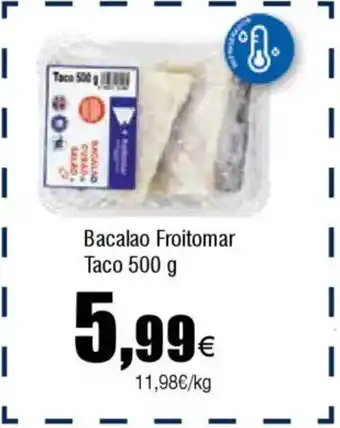 FROIZ Bacalao Froitomar Taco oferta
