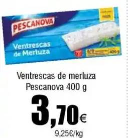 FROIZ PESCANOVA Ventrescas de merluza oferta