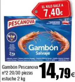 FROIZ PESCANOVA Gambón nº2 20/30 piezas estuche oferta
