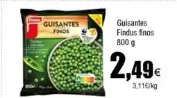 FROIZ FINDUS Guisantes finos oferta