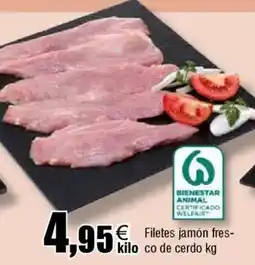 FROIZ Filetes jamón fres co de cerdo oferta