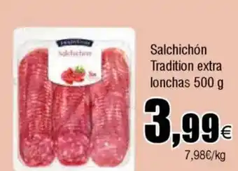 FROIZ Salchichón Tradition extra lonchas oferta