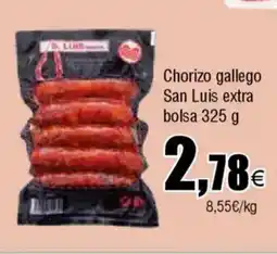 FROIZ Chorizo gallego San Luis extra bolsa oferta