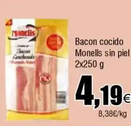 FROIZ MONELLS Bacon cocido sin piel oferta
