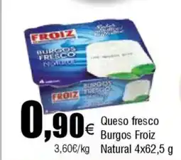 FROIZ FROIZ Queso fresco Burgos oferta