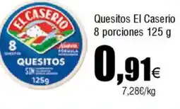 FROIZ EL CASERIO Quesitos 8 porciones oferta