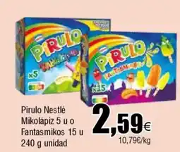 FROIZ Pirulo Nestlé Mikolápiz 5 u o Fantasmikos 15 u oferta