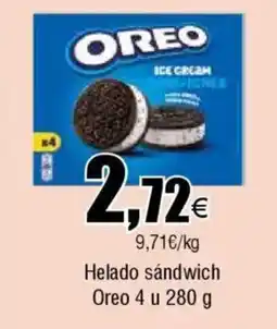 FROIZ OREO Helado sándwich 4 u oferta