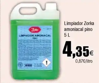 FROIZ ZORKA Limpiador amoniacal pino oferta