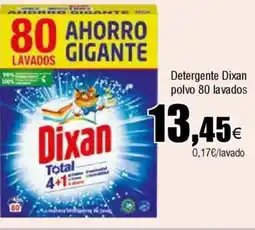 FROIZ DIXAN Detergente polvo 80 lavados oferta