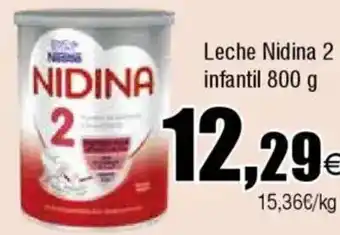 FROIZ NIDINA Leche 2 infantil oferta