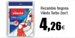 FROIZ VILEDA Recambio fregona Turbo 2en1 oferta