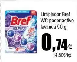 FROIZ BREF Limpiador WC poder activo lavanda oferta