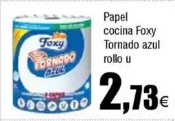 FROIZ FOXY Papel cocina Tornado azul rollo u oferta