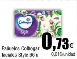 FROIZ COLHOGAR Pañuelos faciales Style 66 u oferta