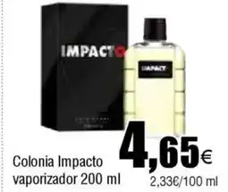 FROIZ IMPACTO Colonia vaporizador oferta