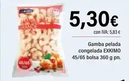 Cash Ifa Gamba pelada congelada EXKIMO 45/65 oferta