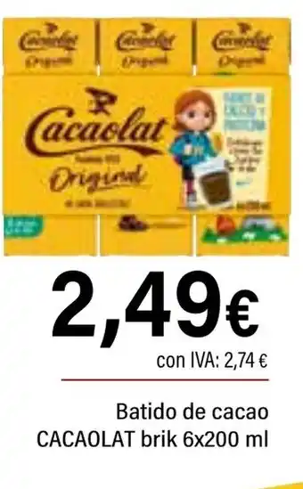 Cash Ifa CACAOLAT Batido de cacao oferta