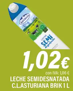 Cash Ifa ASTURIANA Leche semidesnatada oferta