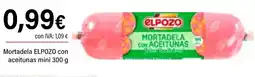 Cash Ifa ELPOZO Mortadela con aceitunas mini oferta