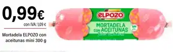 Cash Ifa ELPOZO Mortadela con aceitunas mini oferta