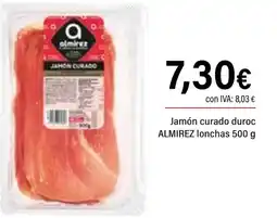 Cash Ifa ALMIREZ Jamón curado duroc lonchas oferta