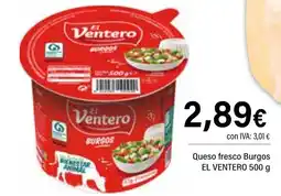 Cash Ifa EL VENTERO Queso fresco Burgos oferta
