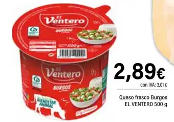 Cash Ifa EL VENTERO Queso fresco Burgos oferta