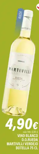 Cash Ifa VERDEJO Vino blanco d.o.rueda martivilli botella oferta