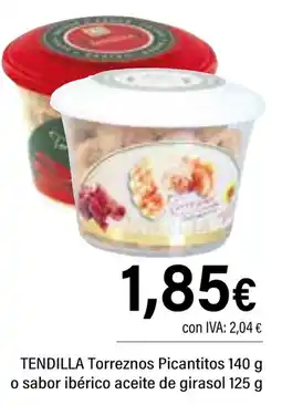 Cash Ifa TENDILLA Torreznos Picantitos o sabor ibérico aceite de girasol oferta