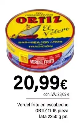 Cash Ifa ORTIZ Verdel frito en escabche 11-15 pieza oferta